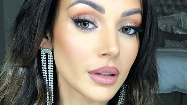 Michelle Keegan makeup close up