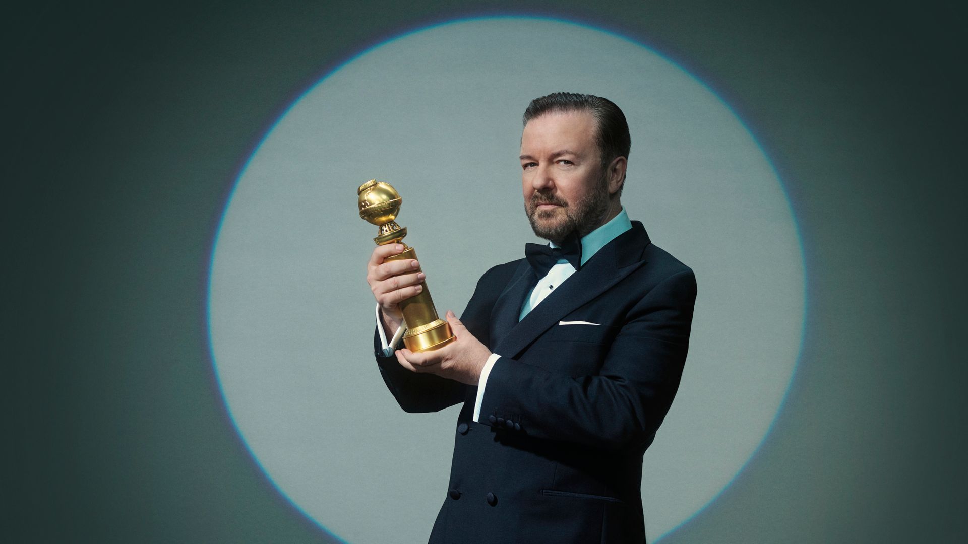 GOLDEN GLOBE AWARDS -- Season: 77 -- Pictured -- Ricky Gervais, Host