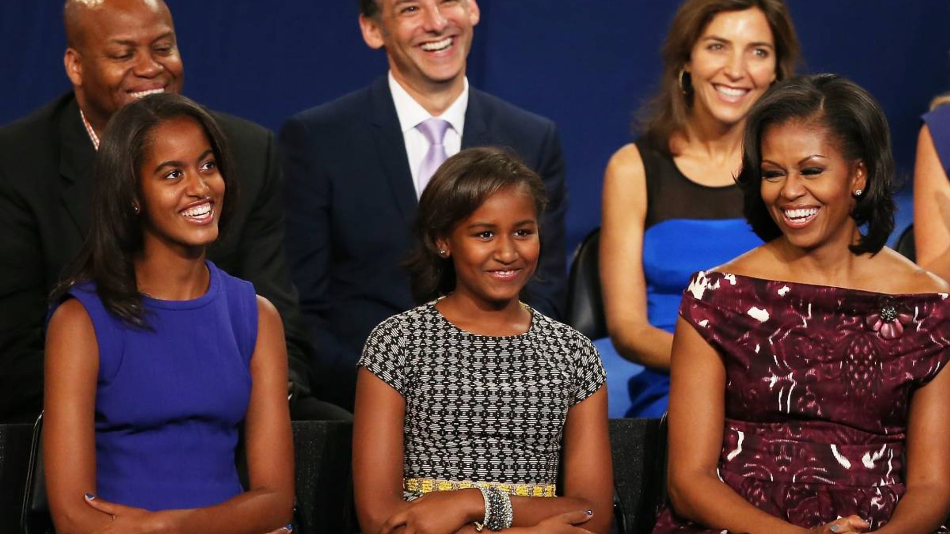 michelle obama family photo celebration