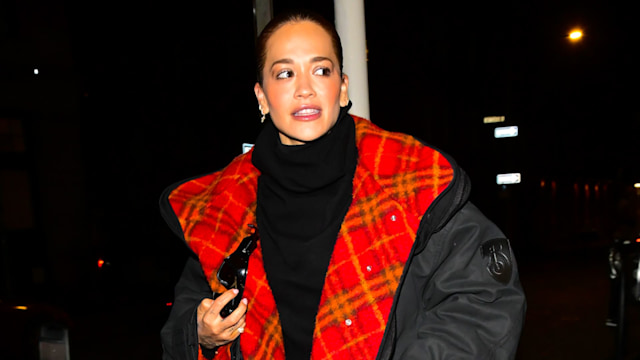 Rita Ora is seen on December 29, 2024 in New York City. (Photo by Raymond Hall/GC Images)