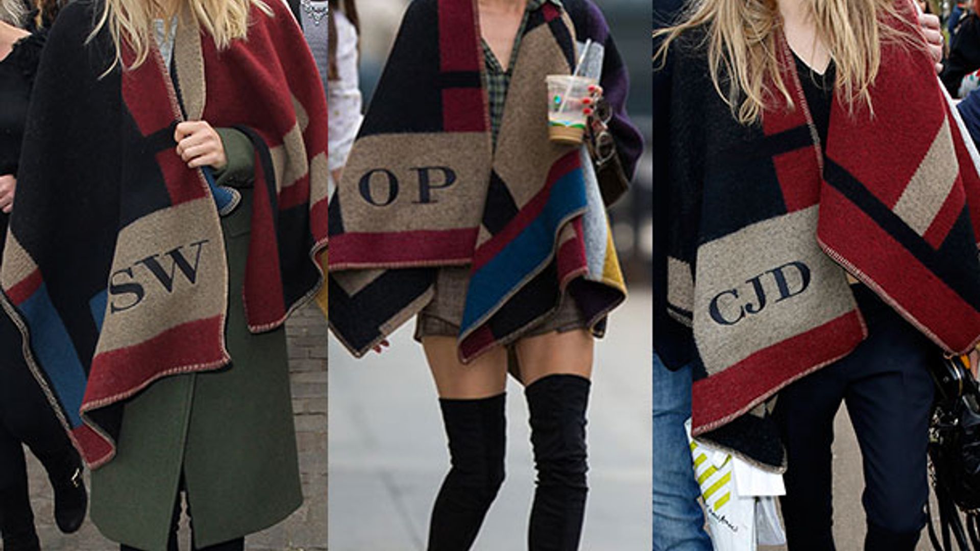 Sarah Jessica Parker adds glamour to daytime look with personalised Burberry  cape | HELLO!