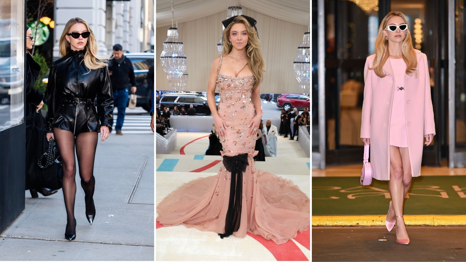 Sydney Sweeney's Best Fashion Moments Collage
