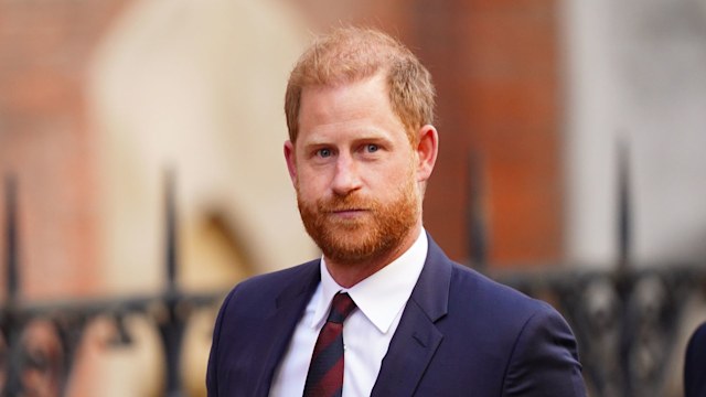 Prince Harry leaving court