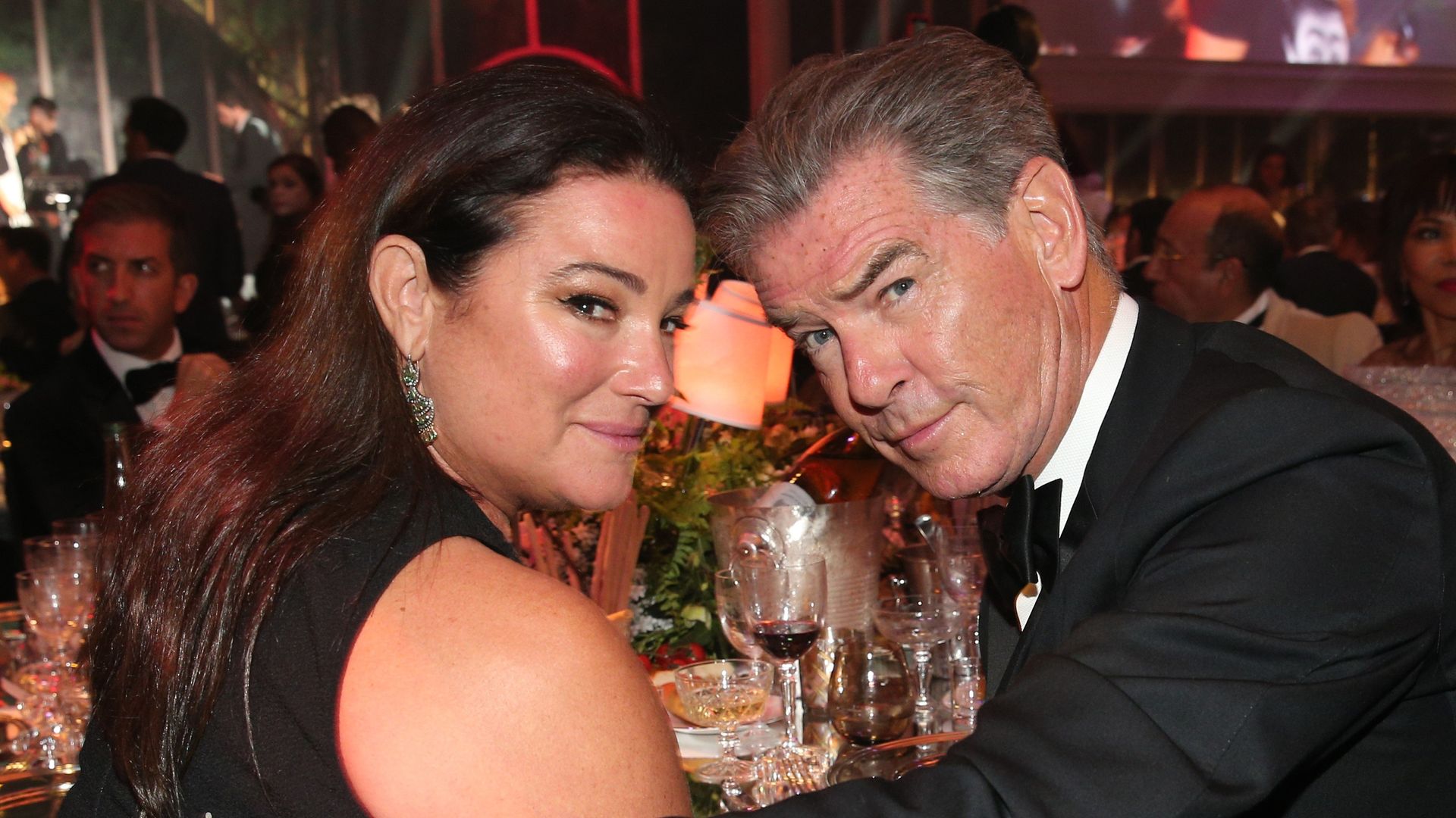 Pierce Brosnan S Wife Keely Is A Real Life Bond Girl In Figure Flattering Met Gala Dress Hello