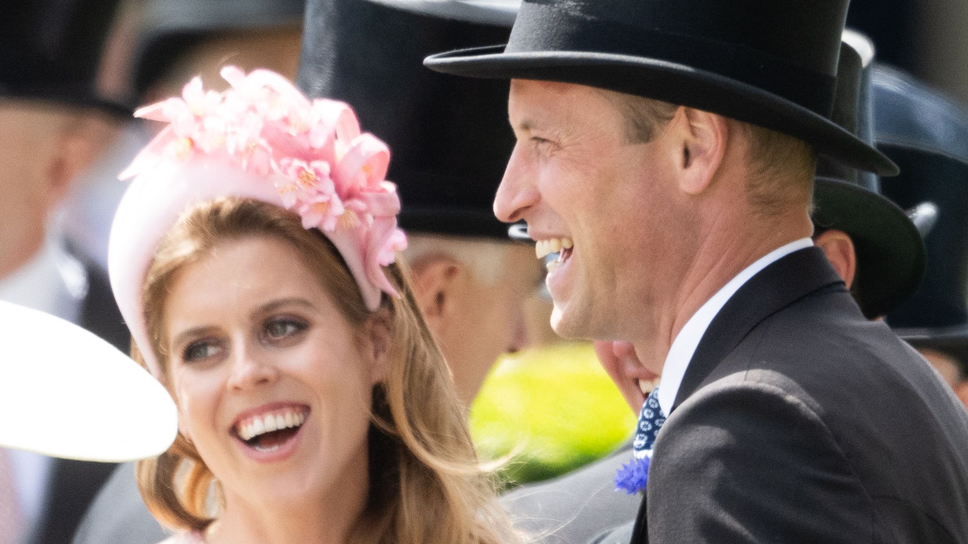 cousins laughing at ascot 