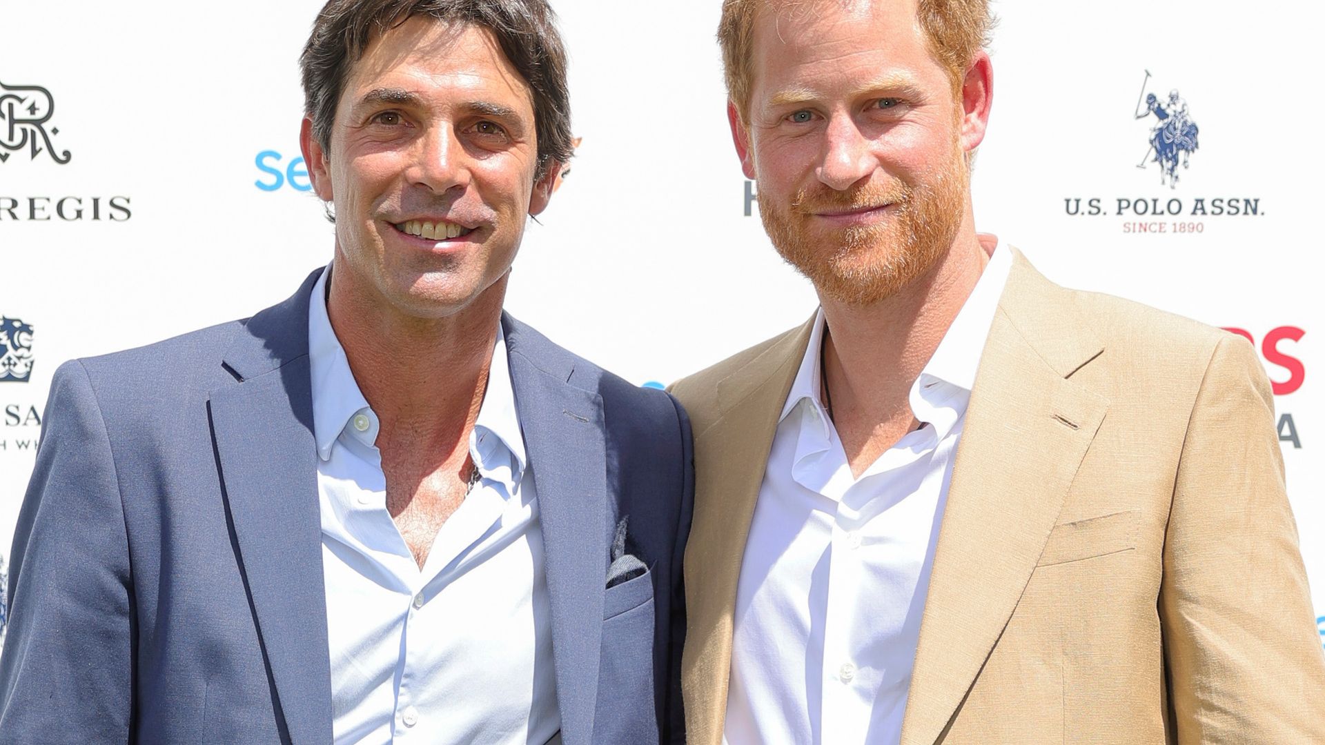 entebale Ambassador Nacho Figueras and Prince Harry, Duke of Sussex attend the Sentebale ISPS Handa Polo Cup 2022 