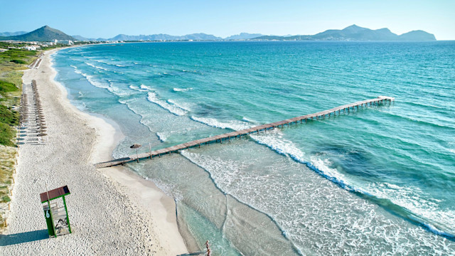 Playa de Muro is a stunning unspoilt beach