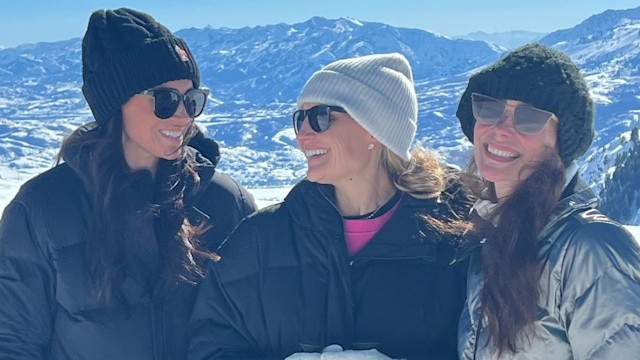 Meghan Markle enjoyed a ski trip with her close friends and family