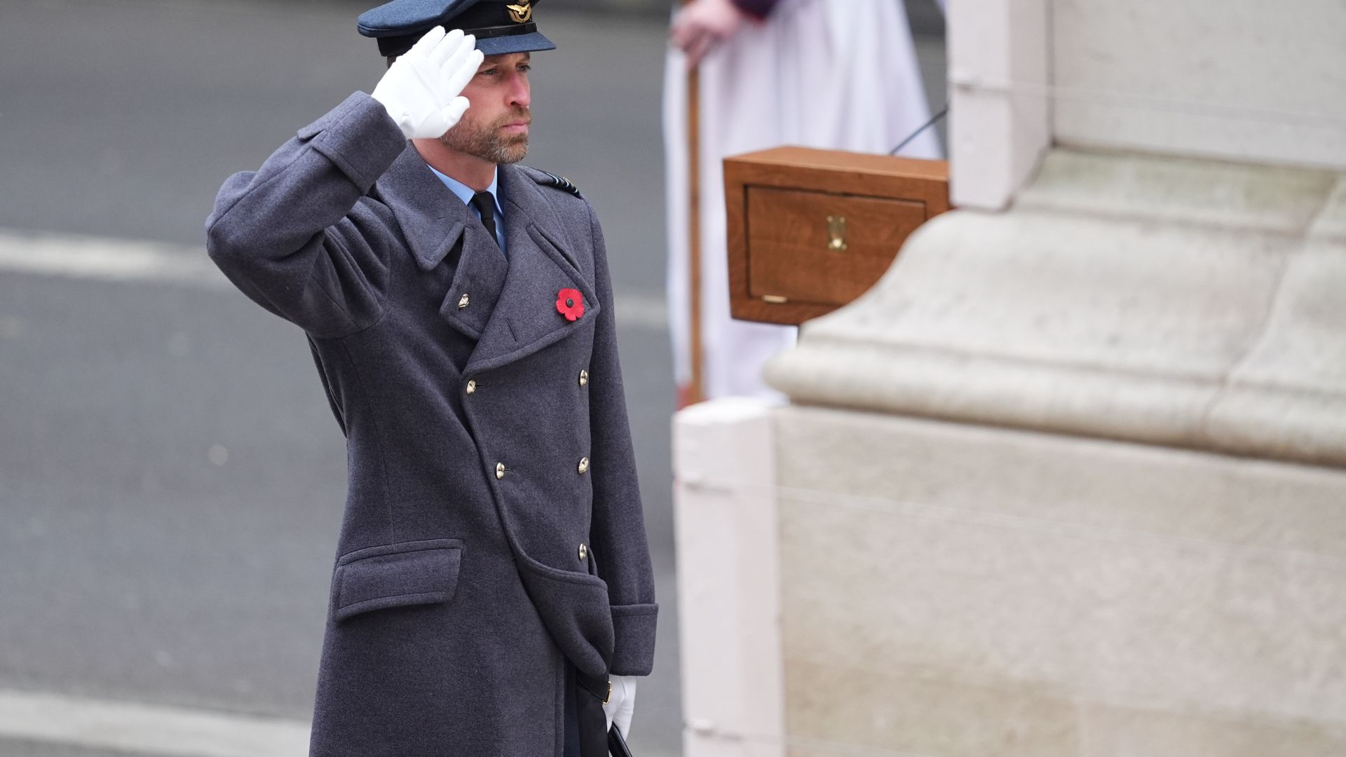 prince william saluting