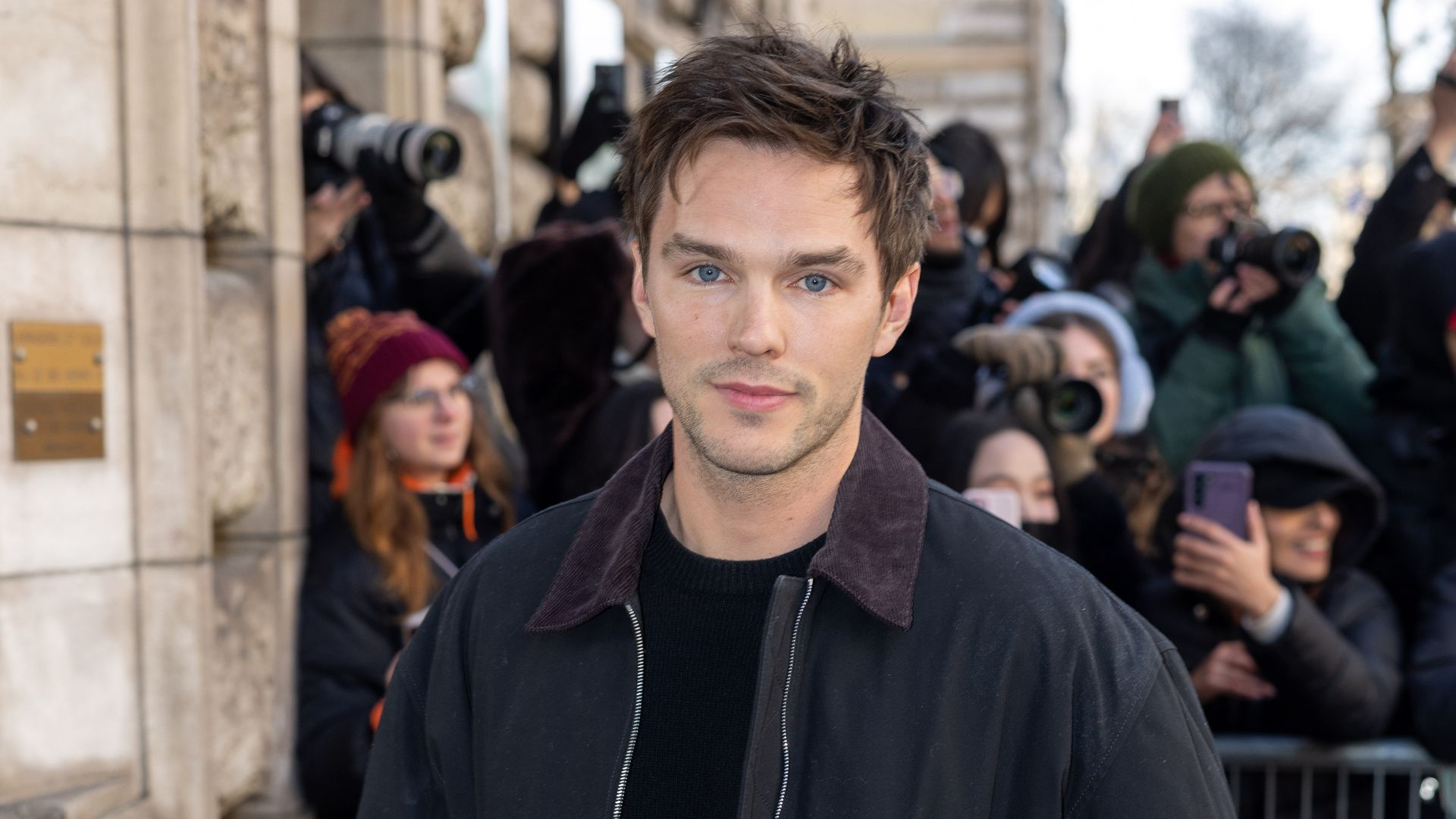 Nicholas Hoult pictured in rare photo with son Joaquin, 5, as he unveils major transformation