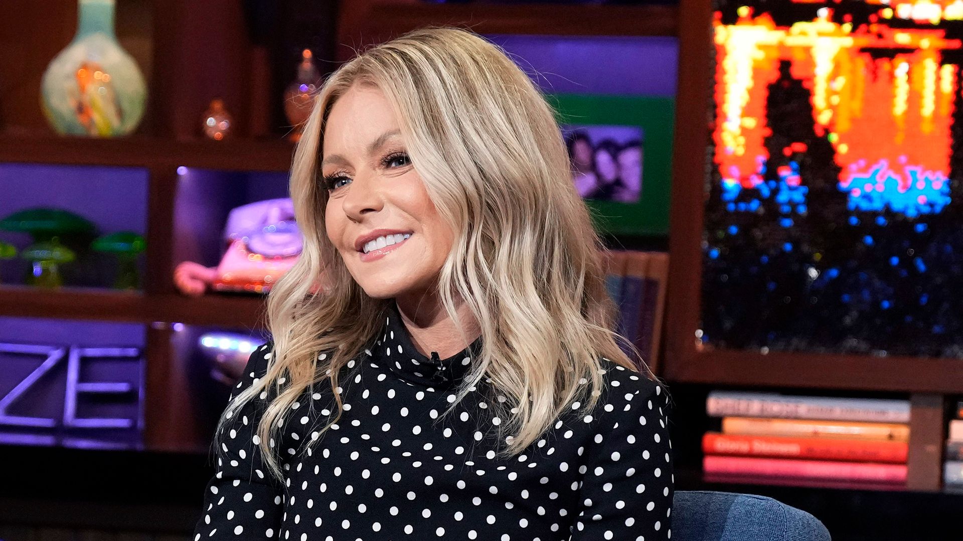 Kelly Ripa on Watch What Happens Live with Andy Cohen