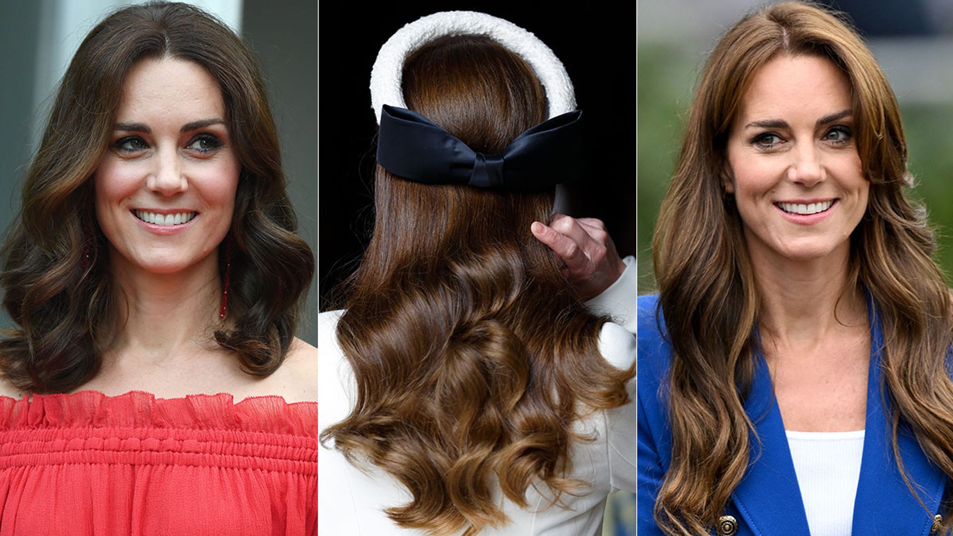 Kate Middleton hair evolution 