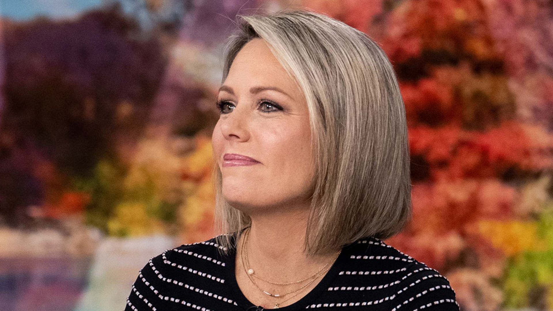 Dylan Dreyer sitting in the Today studios 