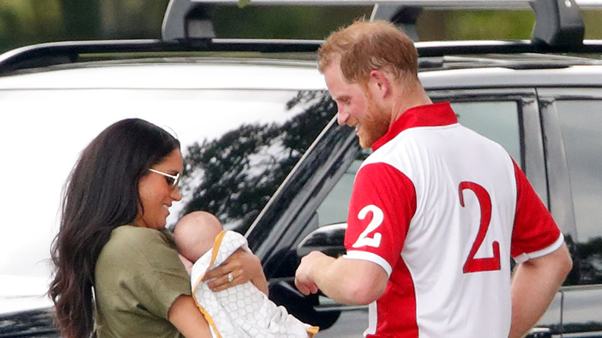 Little Archie joined his parents at the polo in 2019