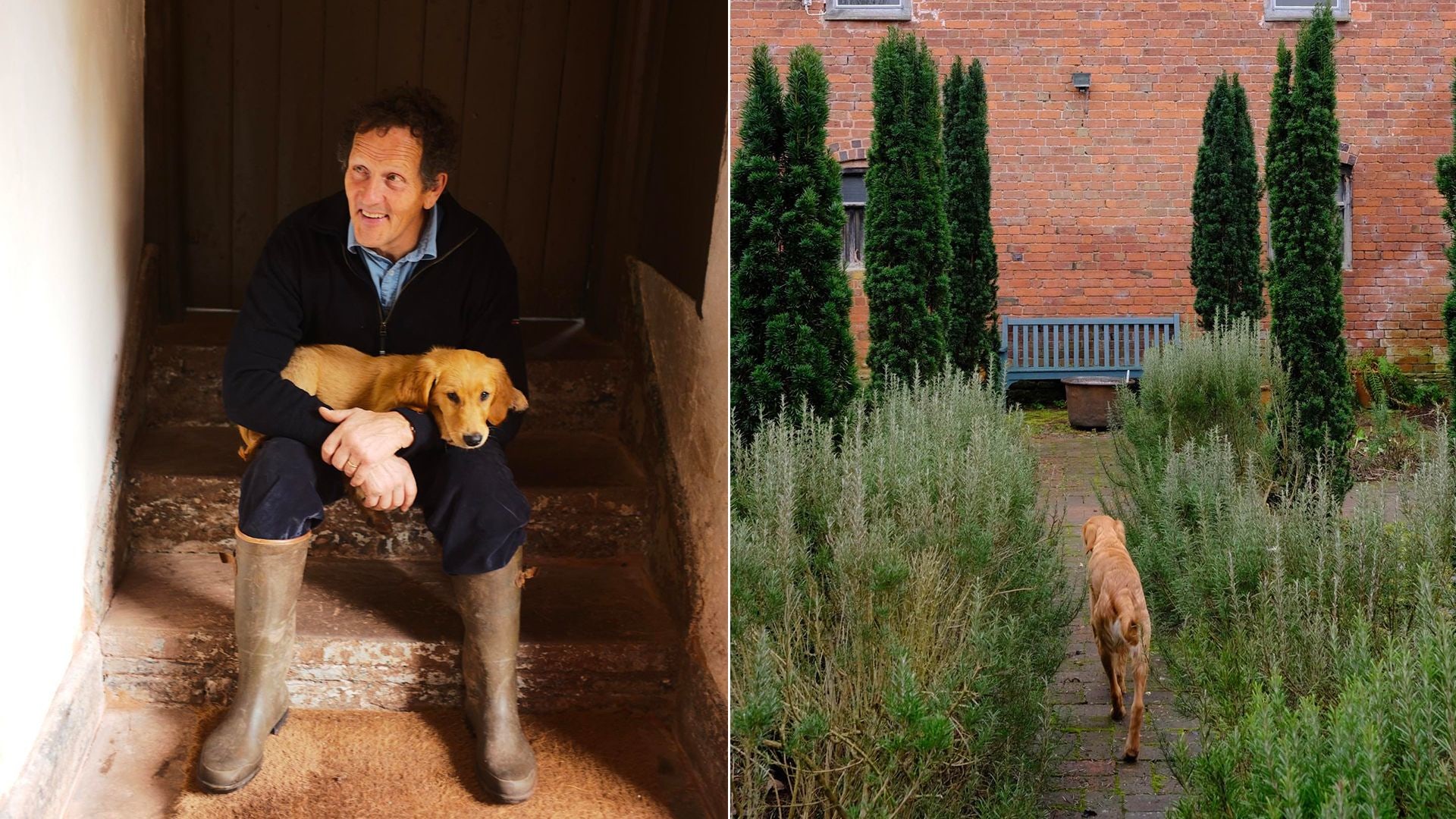 Monty Don at his home