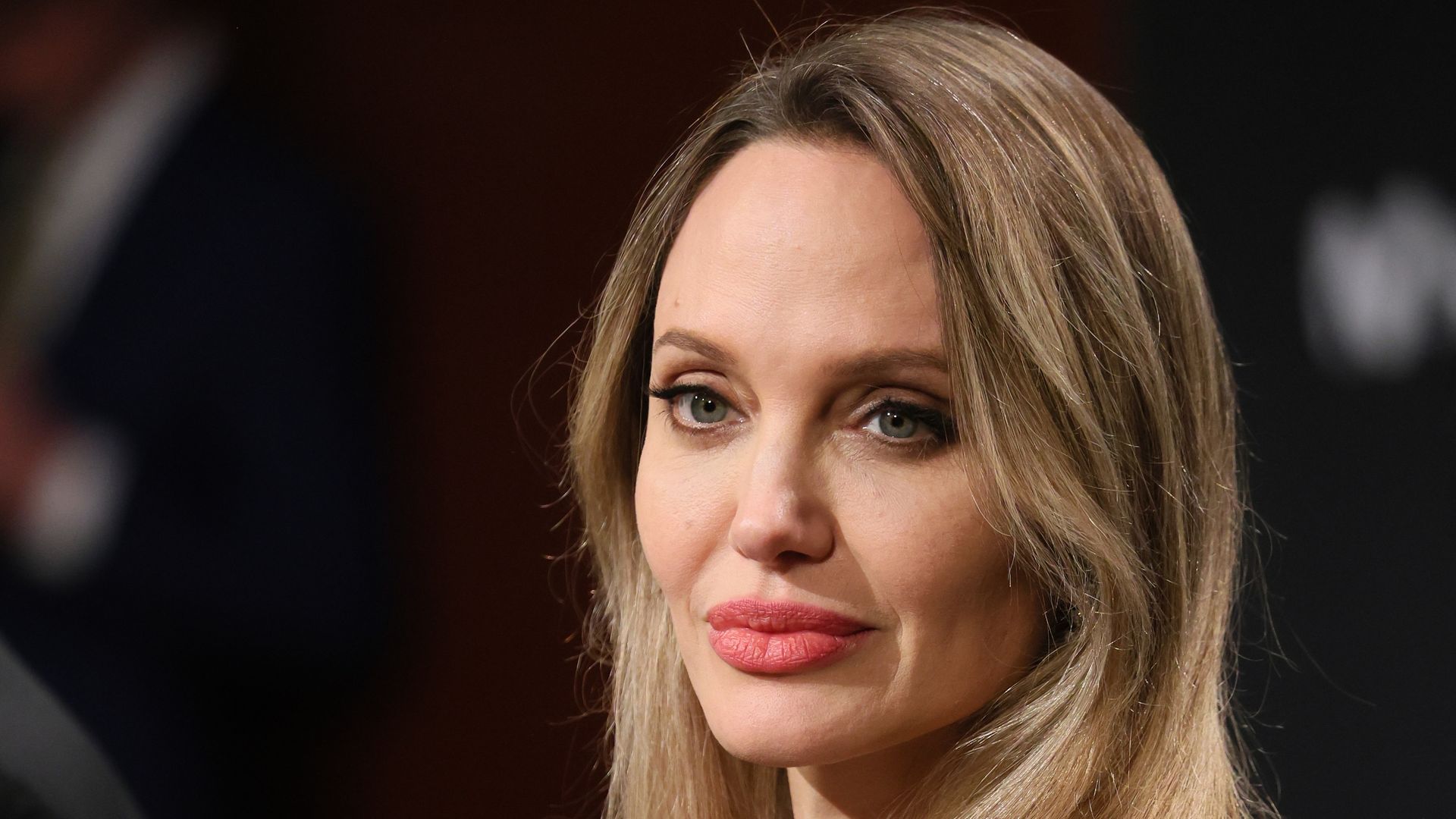 Angelina Jolie attends the "Couture" press conference during the 73rd San Sebastian International Film Festival at Kursaal, San Sebastian on September 21, 2025 in San Sebastian, Spain
