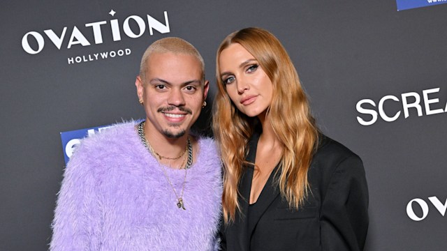 Evan Ross and Ashlee Simpson attend Screamfest LA Screening of WellGo USA's "The Loneliest Boy In The World" at TCL Chinese Theatre on October 12, 2022 in Hollywood, California