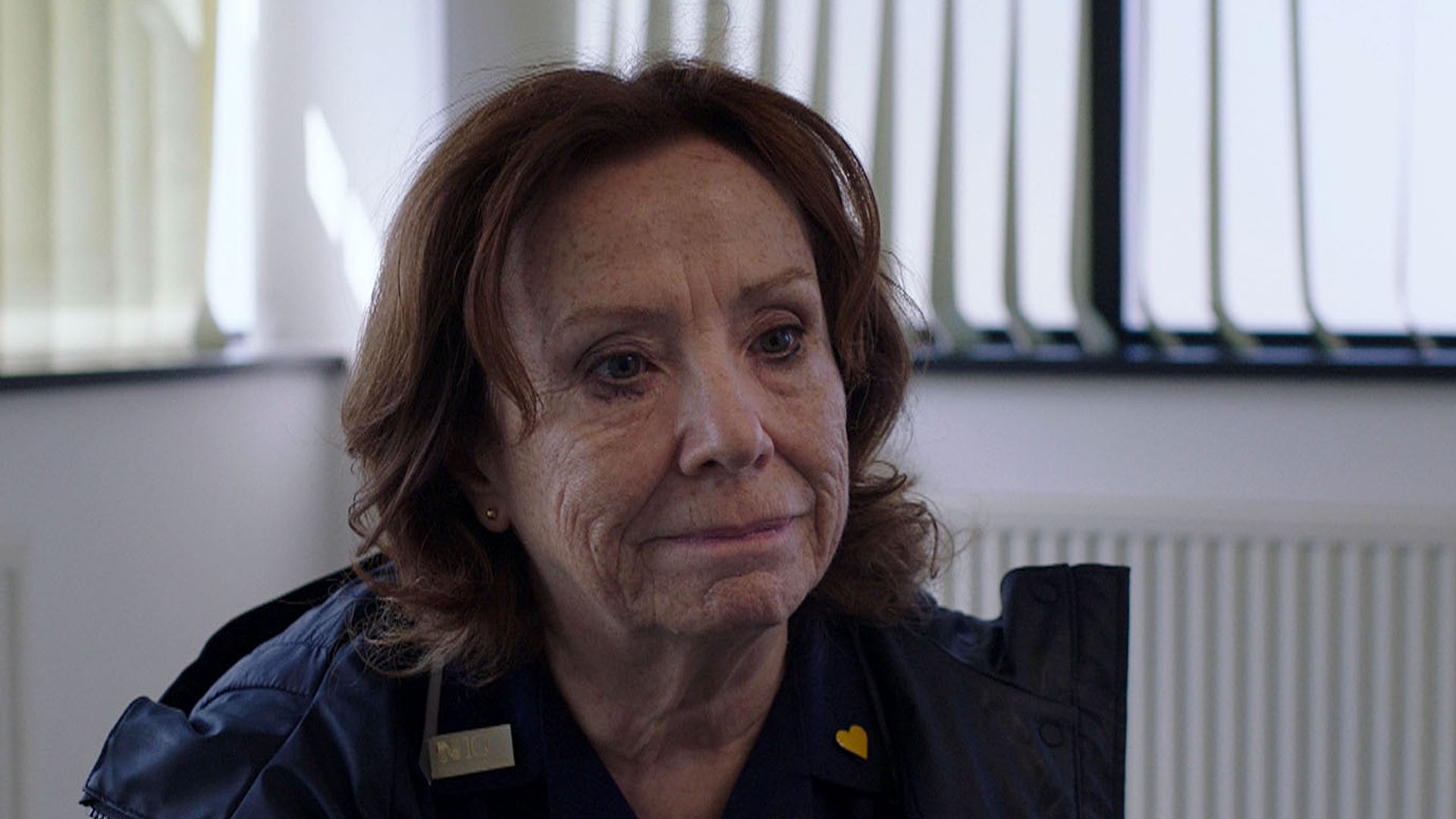 Siobhan McKenzie dans une image fixe de Casualty