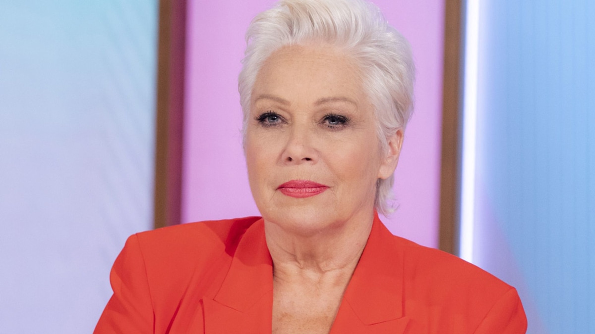 Loose Women's Denise Welch, 64, dares to bare in plunging pink