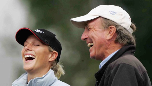 zara tindall with her father captain mark phillips