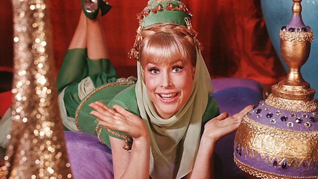 Barbara Eden in character as Jeannie in I Dream of Jeannie