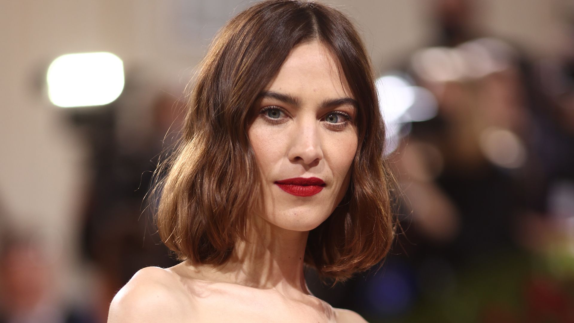 Alexa Chung’s silk slip skirt, bralette and cardigan outfit recipe is our new go-to