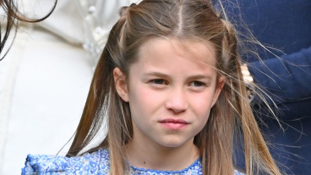 Princess Charlotte looked pretty in blue at Wimbledon