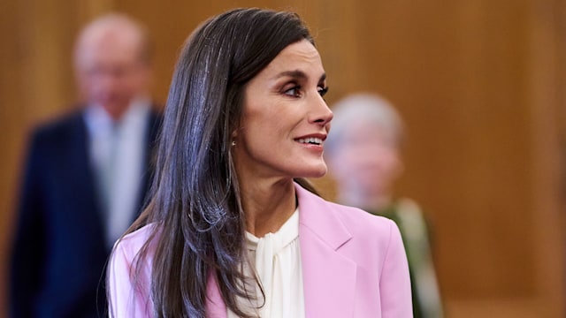 Queen Letizia stepped out in the chicest suit trend of the season