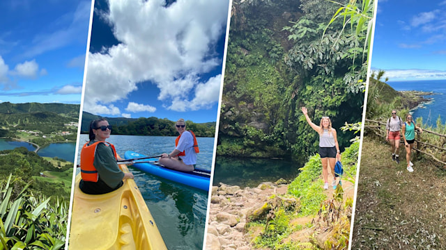 Selection of outdoor photos taken in The Azores