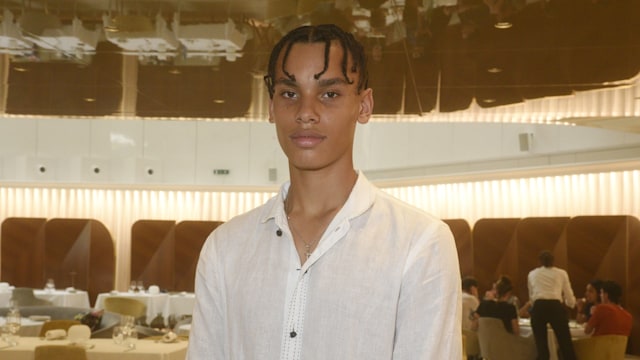 Alexandre Grimaldi Coste (Son of Albert de Monaco) attends "Together" Monumental Sculpture by Lorenzo Quinn unveiling Cocktail at Hotel Mariott during the 74th annual Cannes Film Festival on July 06, 2021 in Cannes, France. (Photo by Foc Kan/FilmMagic)