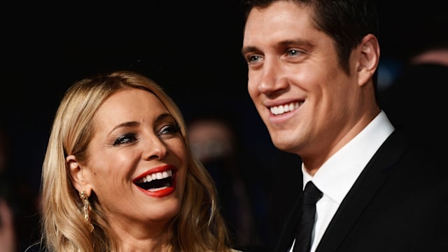 Tess Daly and Vernon Kay on the red carpet