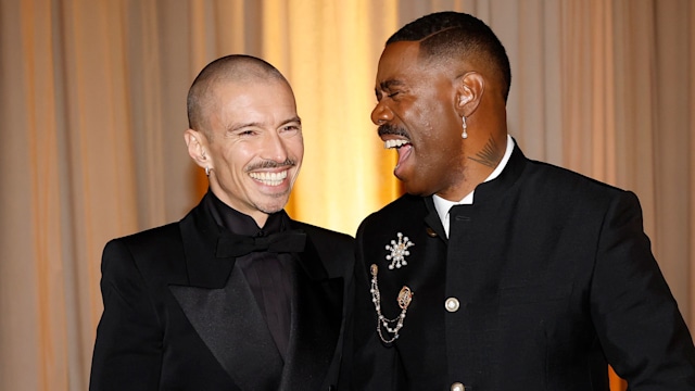  Colman Domingo and Raul Domingo at the Golden Globe Awards