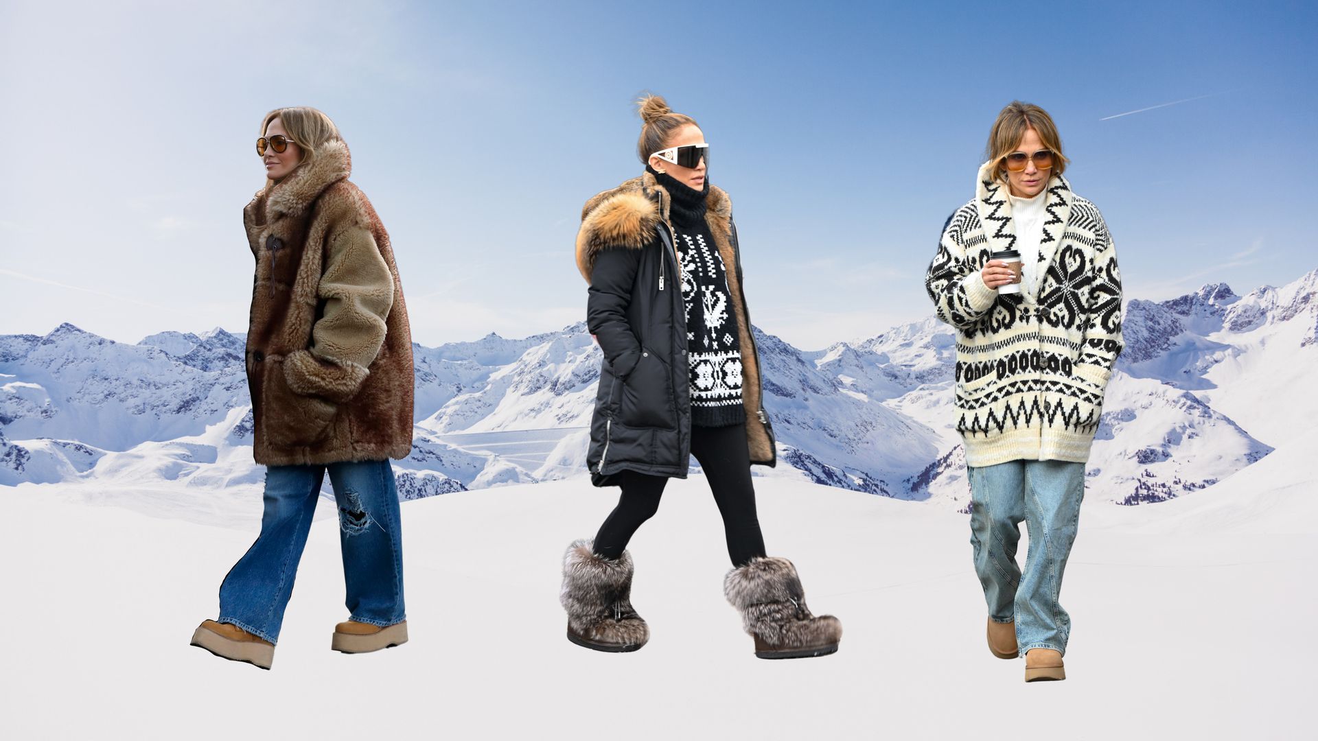 Jennifer Lopez delivers a masterclass in snow bunny style