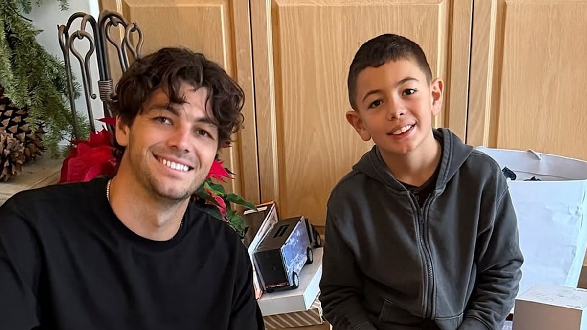 Taylor Fritz shares rare photo of eight year old son as they celebrate Christmas