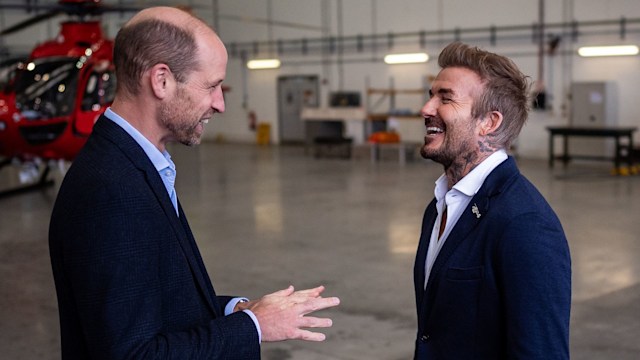 Prince William and David Beckham have a good and strong bond