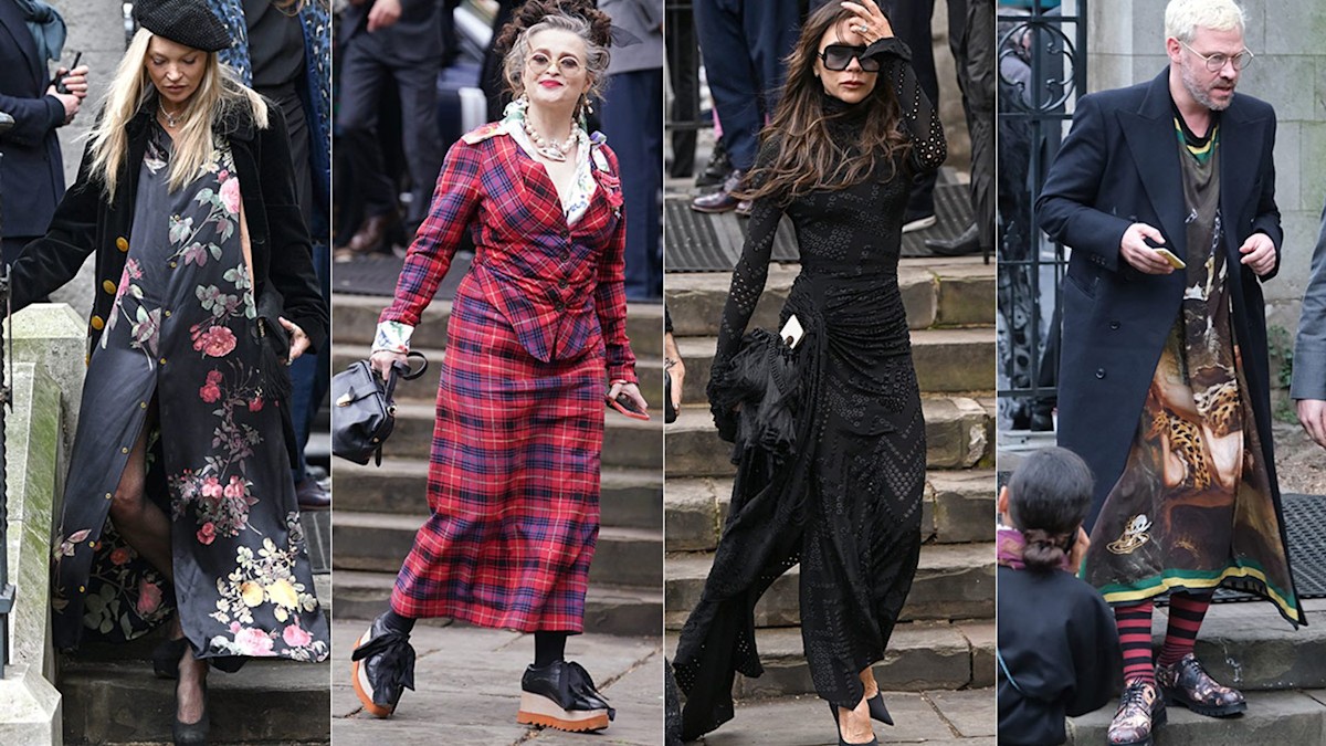 Celebrities attend Vivienne Westwood's memorial service
