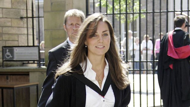 Princess Kate pictured on graduation day at St. Andrews University