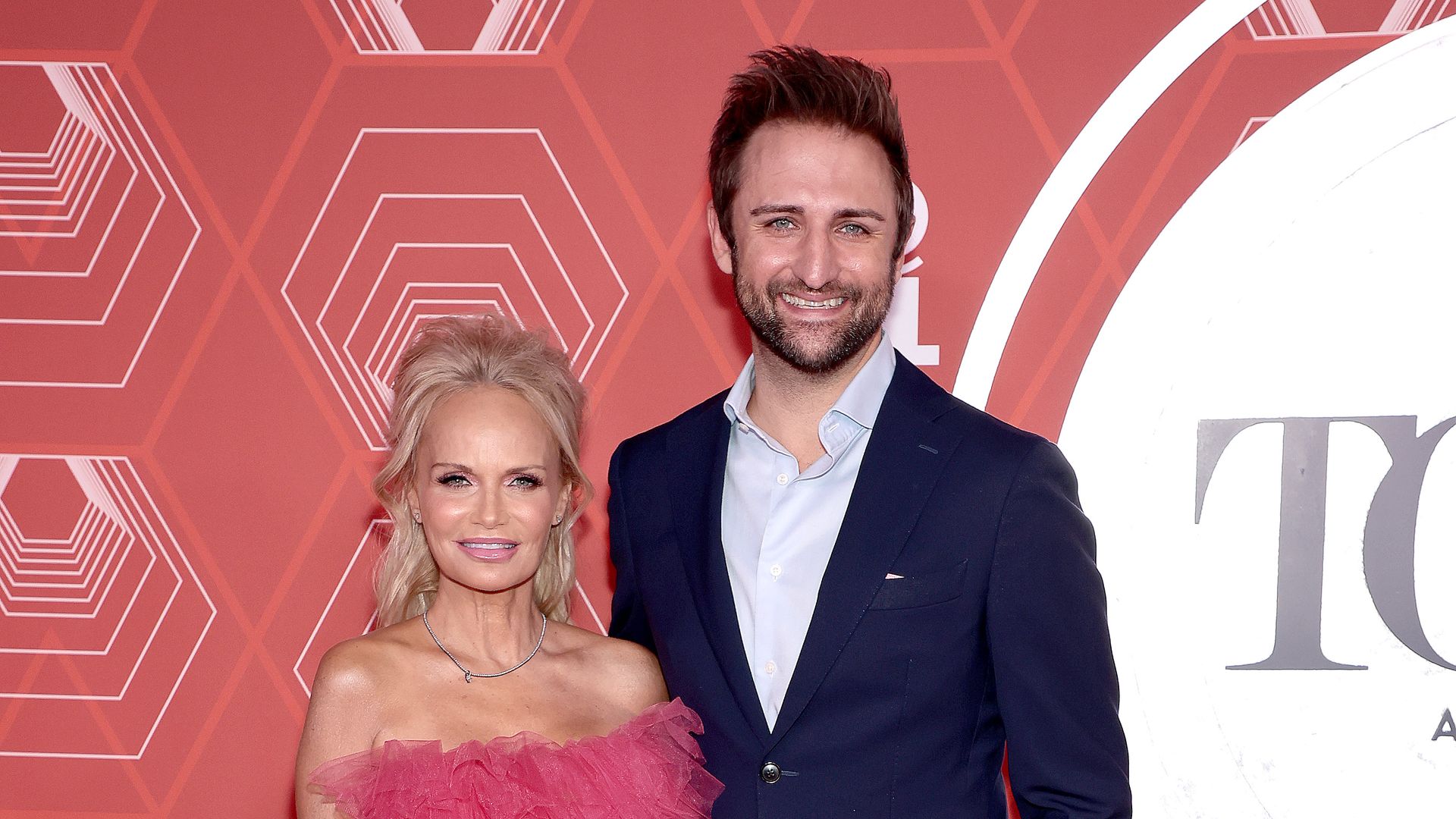 Kristin Chenoweth and Josh Bryant attend the 74th Annual Tony Awards on September 26, 2021 in New York City