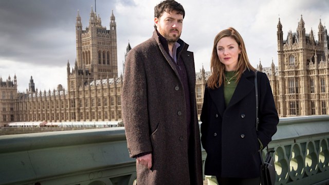 Cormoran Stirke and Robin Ellacott in Strike