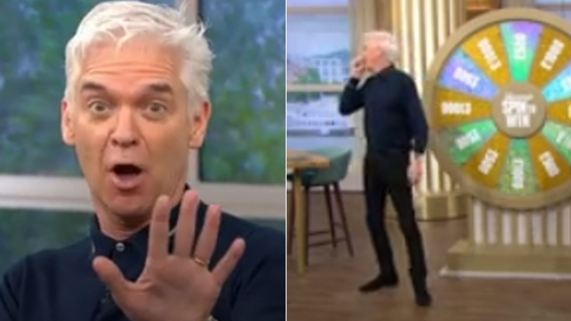 phillip schofield coughing