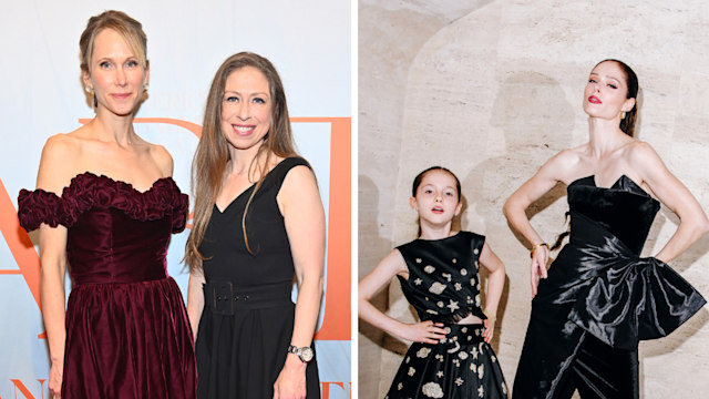 Chelsea Clinton and Coco Rocha lead the star studded ABT ballet 
