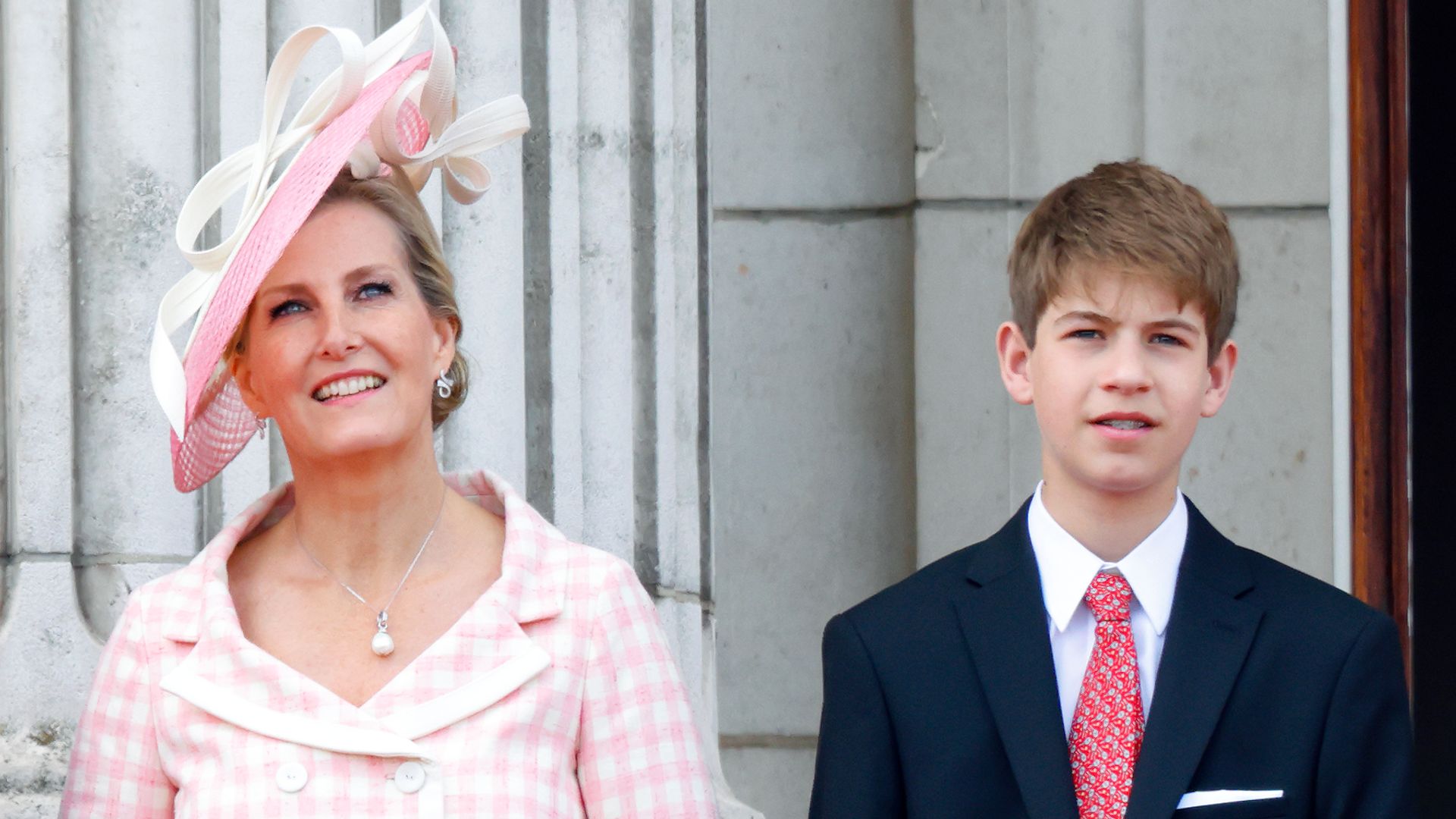 Duchess Sophie and James, Earl of Wessex on Buckingham Palace balcony