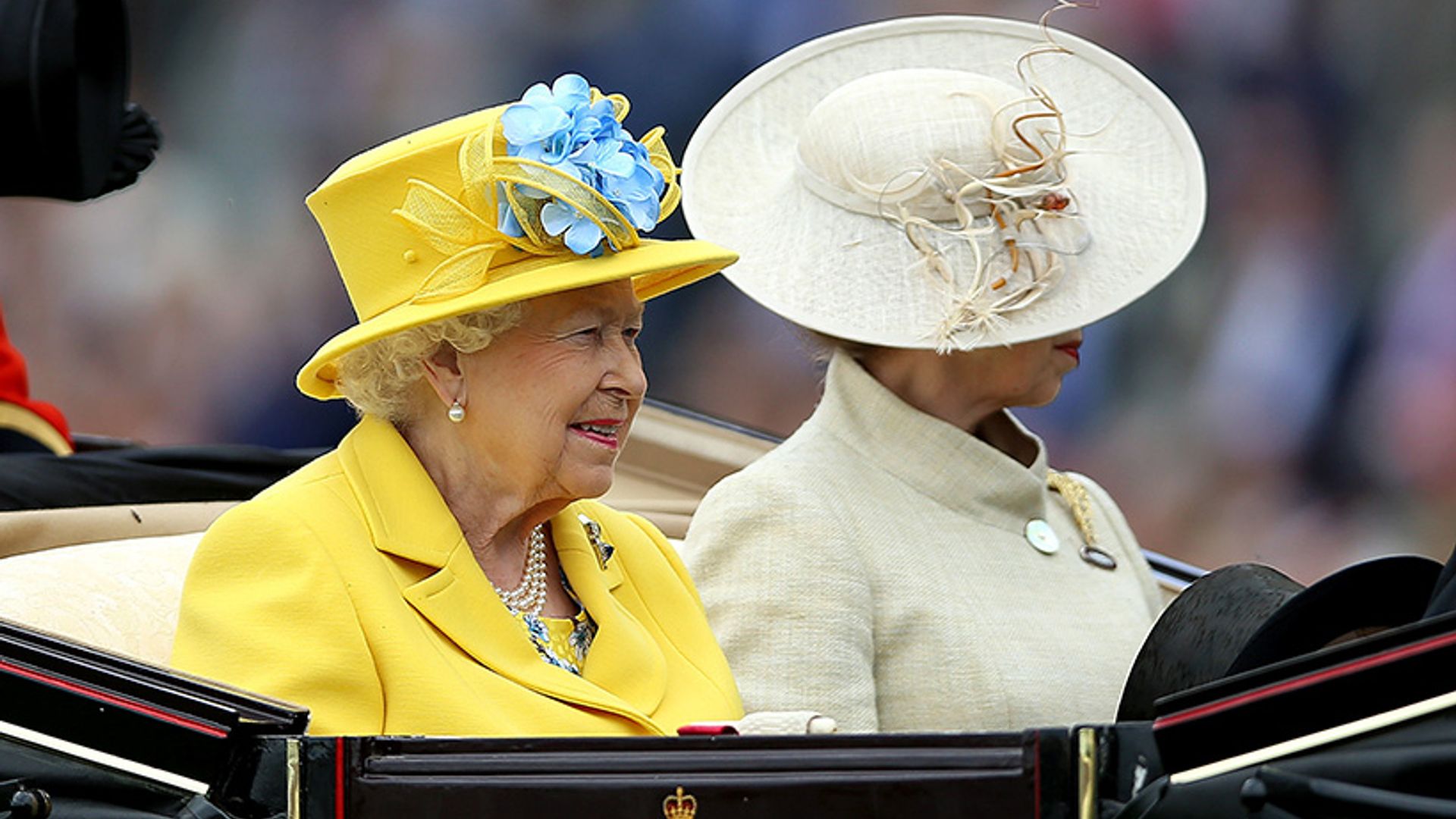 the queen ascot yellow