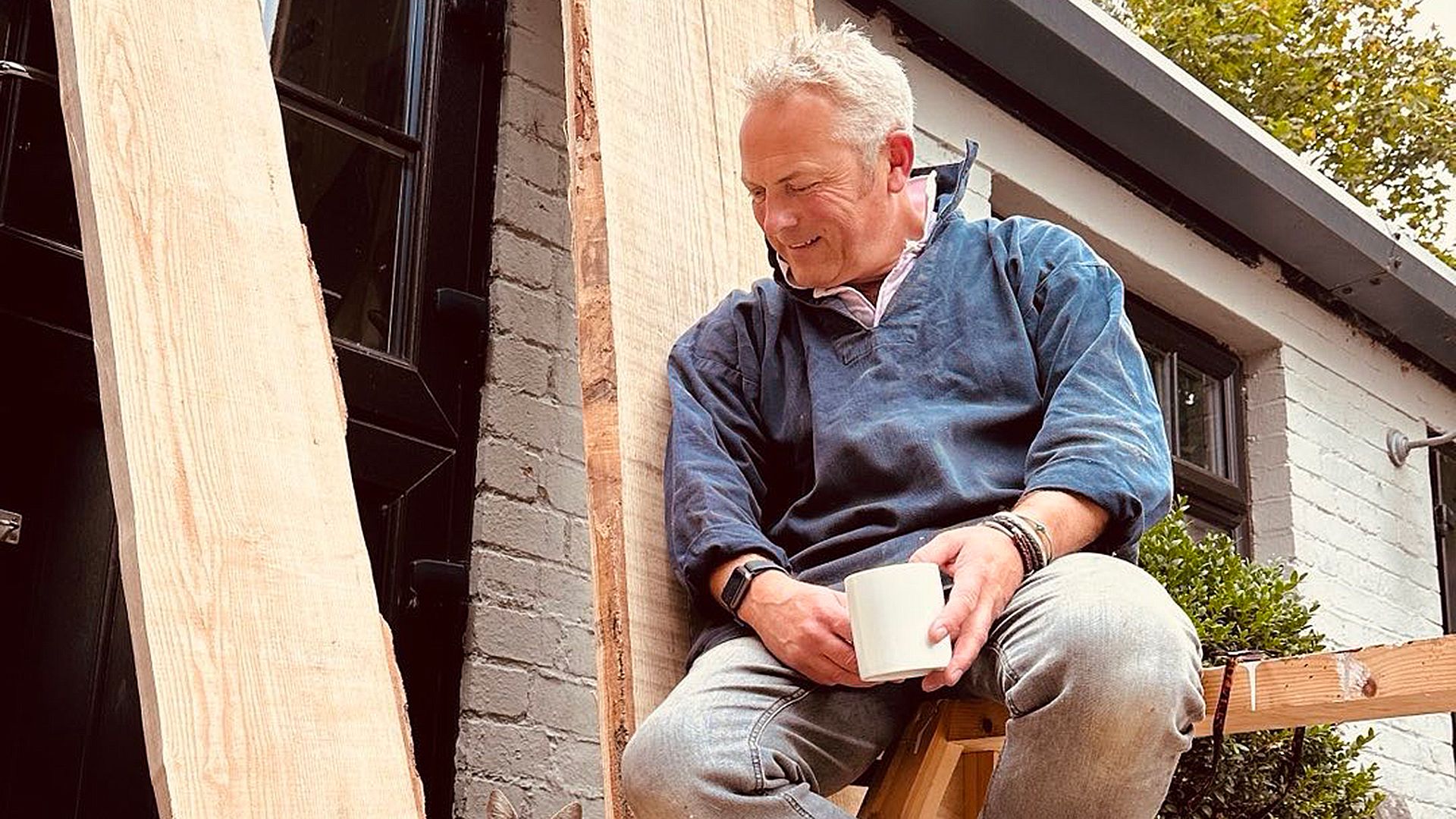 Jules Hudson at his home in Herefordshire