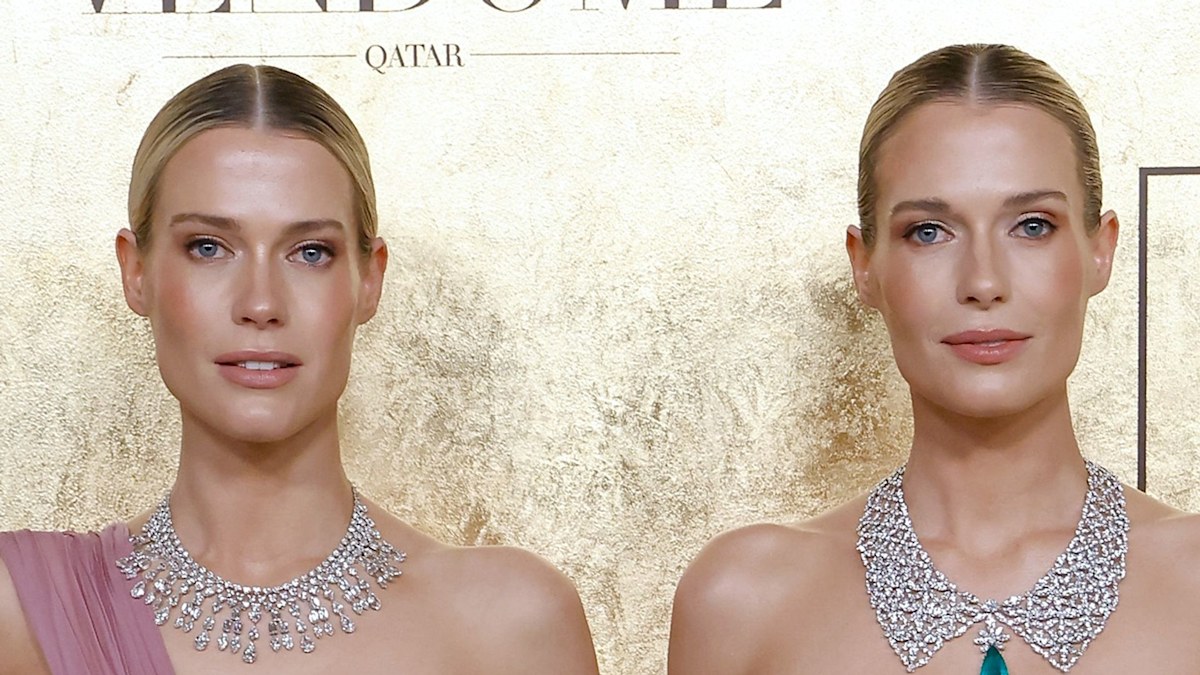 Lady Amelia and Lady Eliza Spencer dazzle in corset gowns – and dripping diamonds