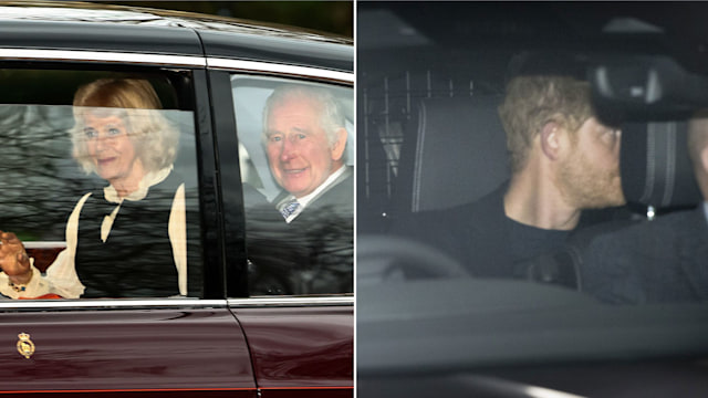 King Charles and Camilla leave London after reunion with Prince Harry