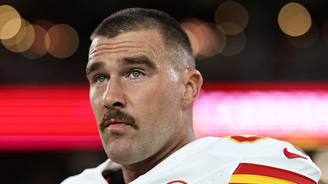 Travis Kelce during a football match