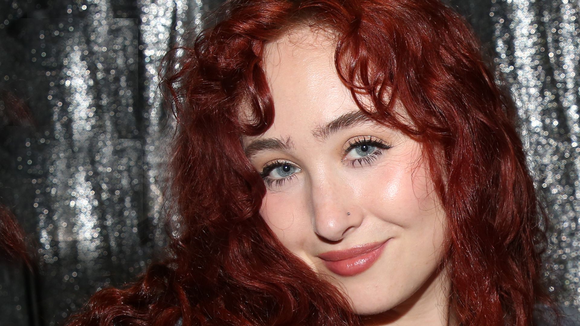 photo of chappell roan in grey dress