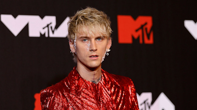 Machine Gun Kelly attends the 2021 MTV Video Music Awards at Barclays Center on September 12, 2021 in the Brooklyn borough of New York City.