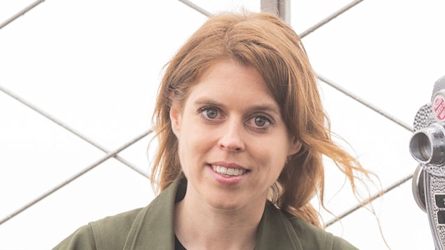 Princess Beatrice in khaki jacket